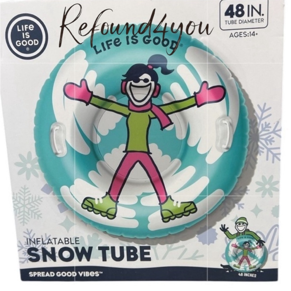 Life is Good - ‘Snow tube - snow angel’ 48 inch diameter. NWT.
